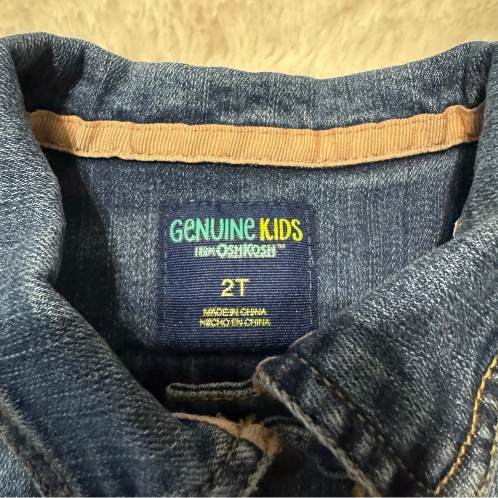 Genuine Kids by OshKosh B'gosh Blue Jean Jacket for Kids 2T